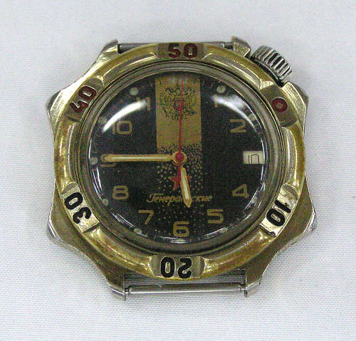 Rare - 1960`s Vostok Russian Military Komandirskie 17 Jewels Mechanical Watch
