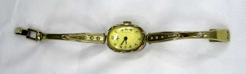 Rare - 1970`s Silver Tone Russian Luch Ladies`s Mechanical Watch