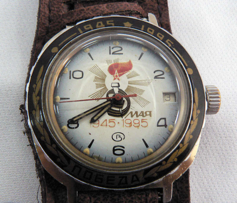 Rare - 1960`s Vostok Russian Military Komandirskie 17 Jewels Mechanical Watch