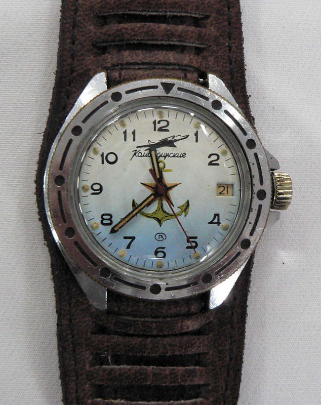 Rare - 1960`s Vostok Russian Military Komandirskie 17 Jewels Mechanical Watch