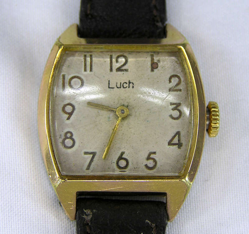 Rare - 1970`s Gold Tone Russian Luch Ladies`s Mechanical Watch