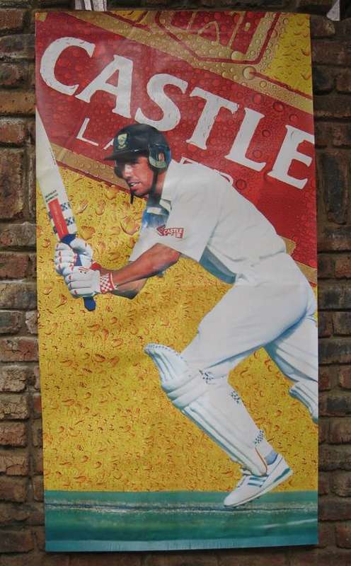 HUGE Hansie Cronje poster (173cm x 89cm)
