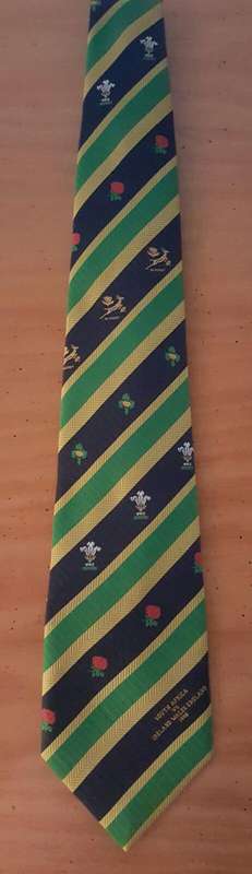 Rugby tie : SOUTH AFRICA vs IRELAND, WALES and ENGLAND : 1998