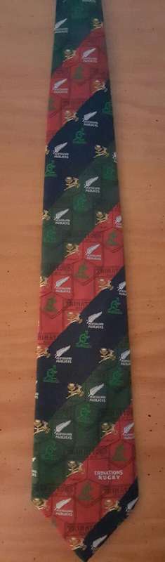 Rugby tie : TRINATIONS : SOUTH AFRICA, NEW ZEALAND, AUSTRALIA