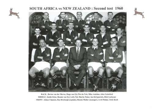SOUTH AFRICA vs NEW ZEALAND - second test 1960 at Newlands in Cape Town