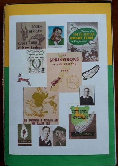 Rugby scrapbook - 1956 SPRINGBOK tour to Australia and New Zealand : 80 pages