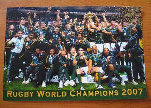 Gloss poster - SPRINGBOKS - RUGBY WORLD CUP CHAMPIONS 2007