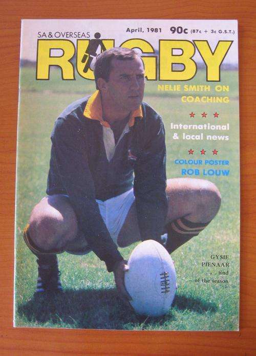 SA RUGBY MAGAZINE - APRIL 1981
