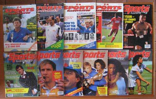 11 Issues of the 1988 SPORTS ILLUSTRATED magazine sold together