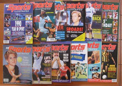 12 Issues of the 1991 SPORTS ILLUSTRATED magazine (full set of 1991) sold together