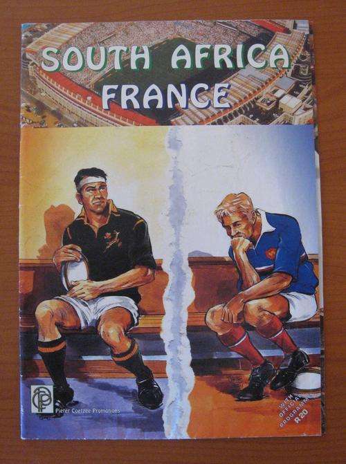 Rugby brochure - SOUTH AFRICA / FRANCE