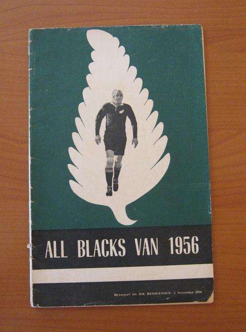 ALL BLACKS OF 1956 - Supplement to the 'Huisgenoot' magazine of 05/11/1956
