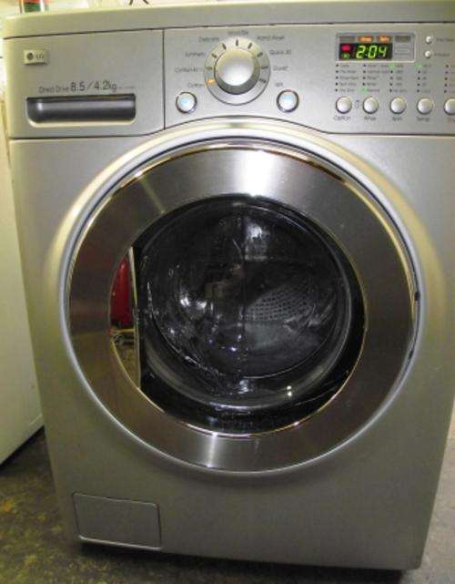 LG SILVER DIRECT DRIVE WASHER AND DRYER COMBO