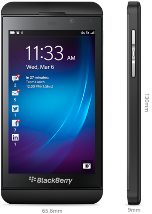 BlackBerry Z10 STL100-1 4G Smartphone (Black) Free shipping