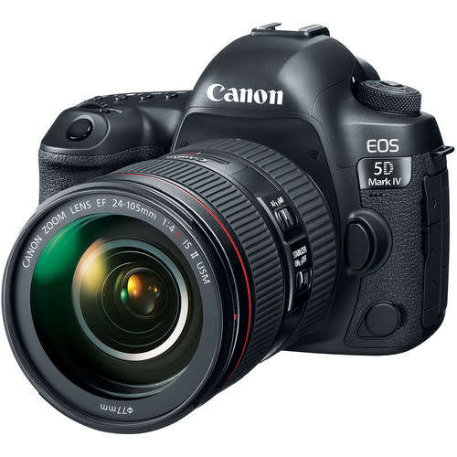 Canon EOS 5D Mark IV DSLR with 24-105mm f/4L IS USM II Lens