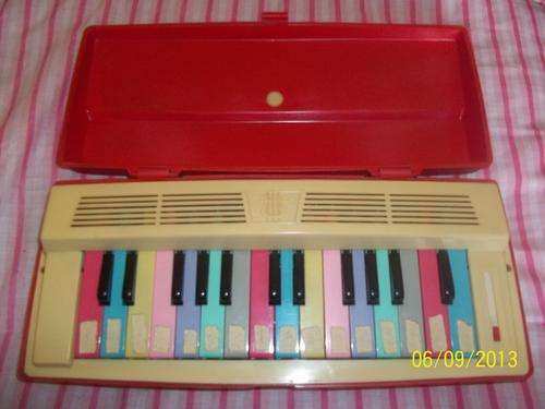 vintage sun sunrise toy portable organ battery operated piano made in  japan