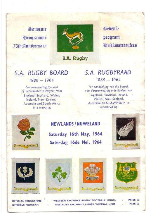 Souvernir Programme 75th Anniversary