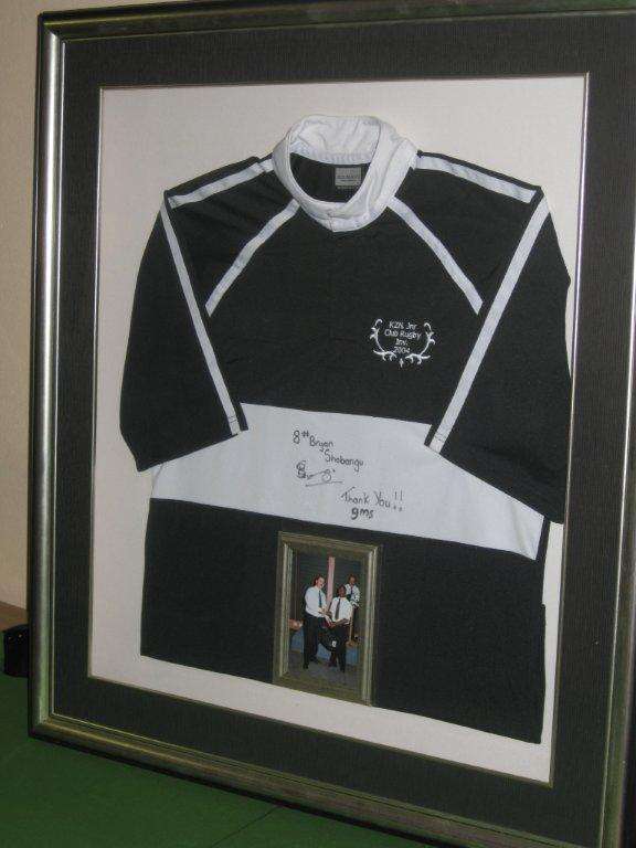 Brian Shabangu - Autographed Jersey & Photo