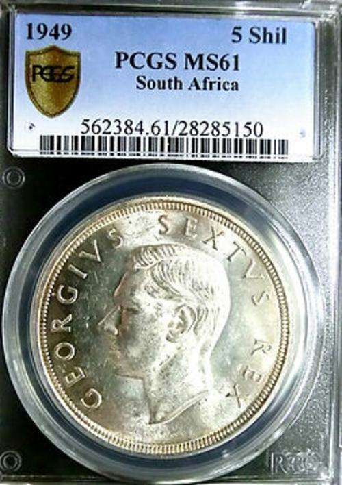 1949 5SHILLING (PCGS) MS61.RELISTED FOR BUYER
