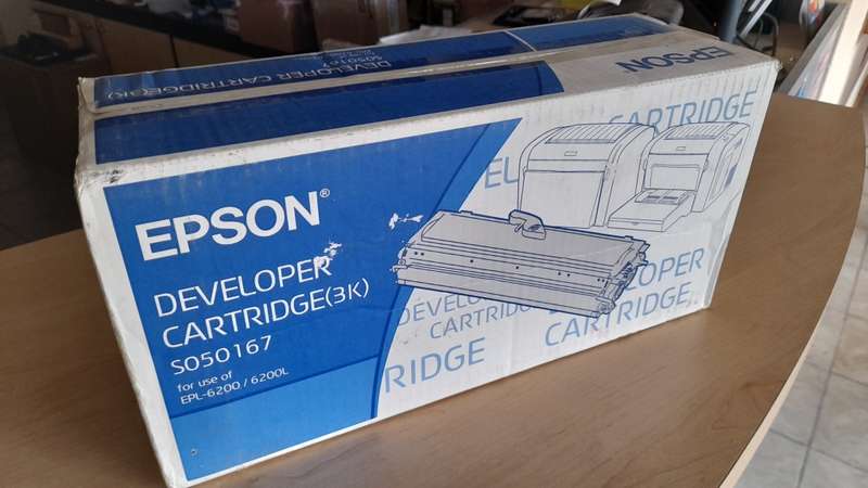 Genuine Epson Black Toner Cartridge for Epson EPL 6200 Printers