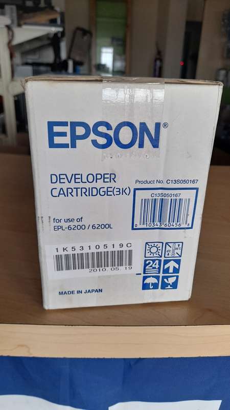 Genuine Epson Black Toner Cartridge for Epson EPL 6200 Printers
