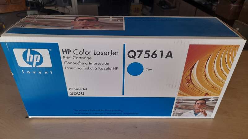 New Original HP Q7561A Cyan Toner Cartridge (314A)