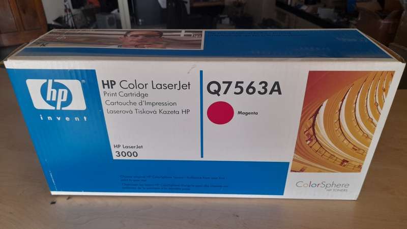Original HP Q7563A Magenta Toner Cartridge (314A)