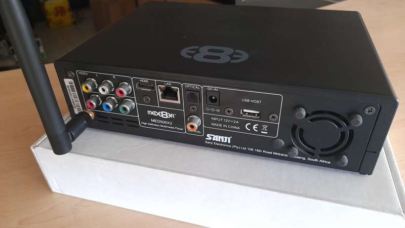 Mede8er MED500X2 Media Player + Wireless Keyboard + Wifi