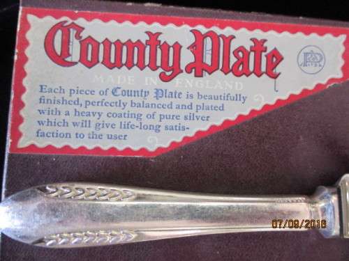 Silver plated dinner knives