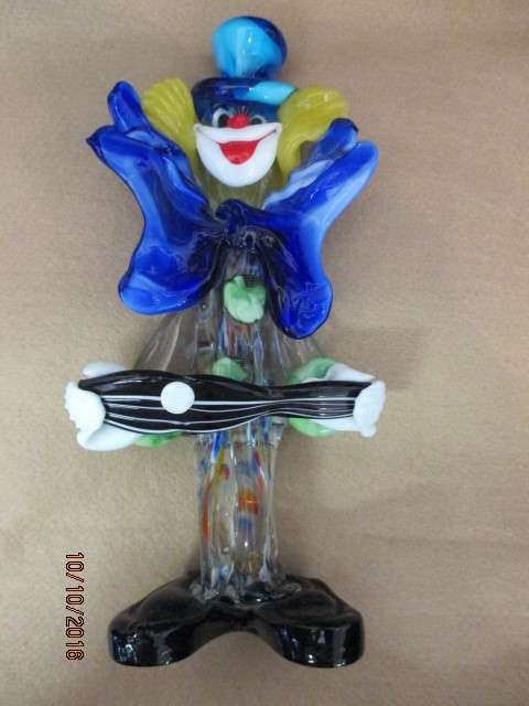 Murano glass clown