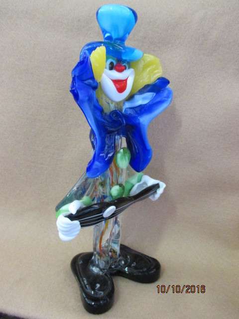 Murano glass clown