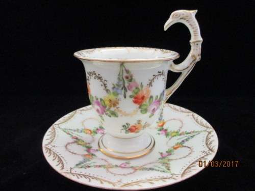 Dresden cup and saucer