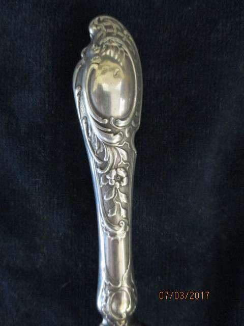 German silver handled  ladle