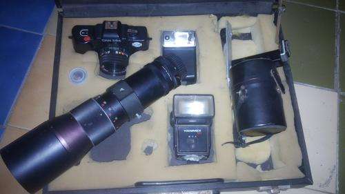 Camea Package 400mm lens, 2 x flash and more