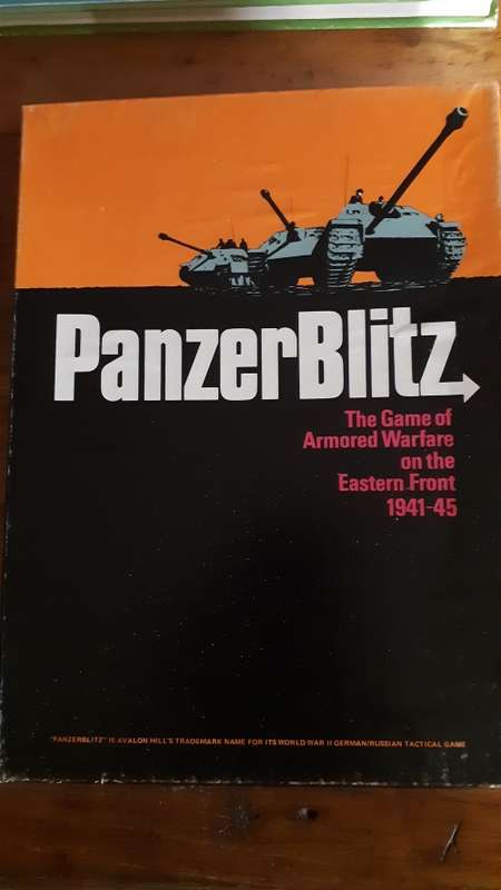 Vintage - Panzerblitz - Clasical board wargame by Avalon Hill