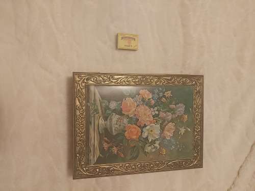 Victorian flower tin