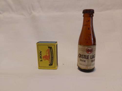 Castle lager beer bottle