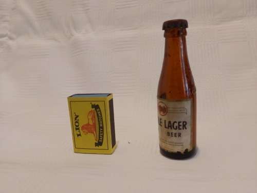 Castle lager beer bottle
