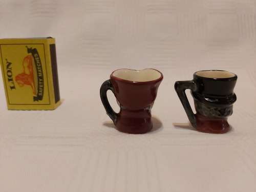 Toby Jugs Mini's Royal Doulton (The Cardinal  + John Peel Character Jugs )