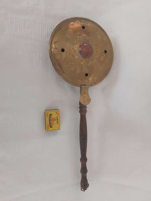 Antique Brass Bed Warmer
