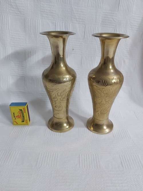 Brass vases ( SET OF 2)