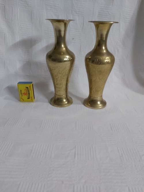 Brass vases ( SET OF 2)