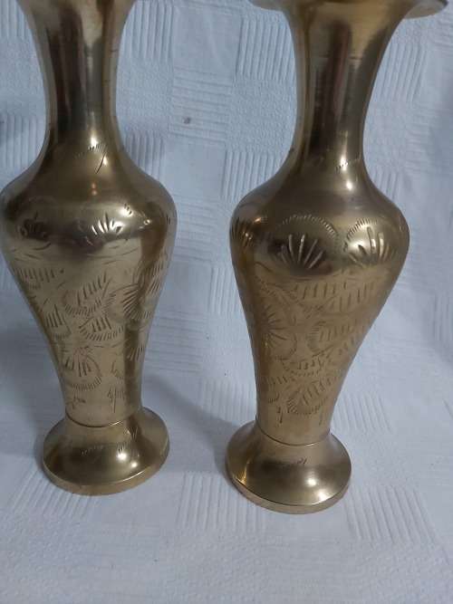 Brass vases ( SET OF 2)