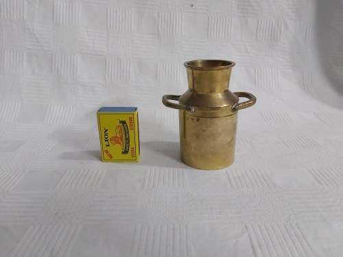 SMALL Brass milk can