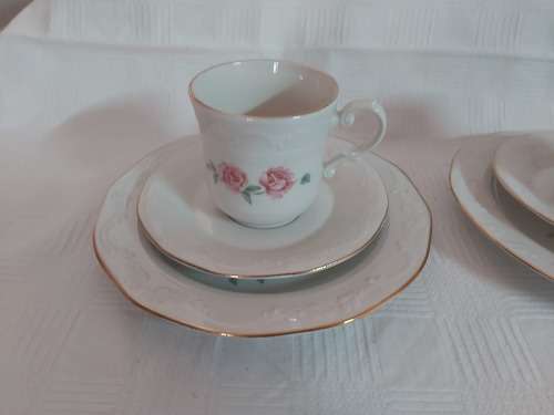 X3 TRIO'S CUP SAUCER PLATE ( Huguenot Royale)