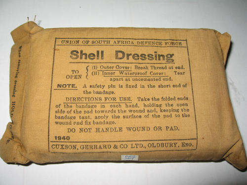 WW2 shell dressing