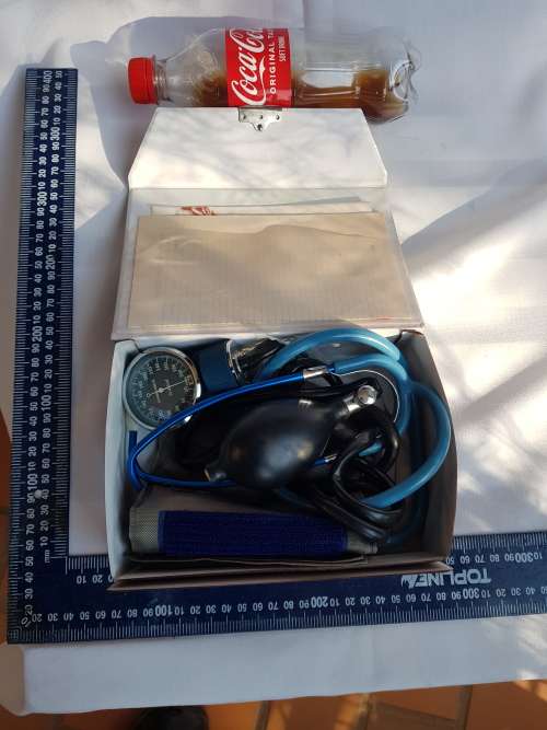 Blood preassure meter and stetascope