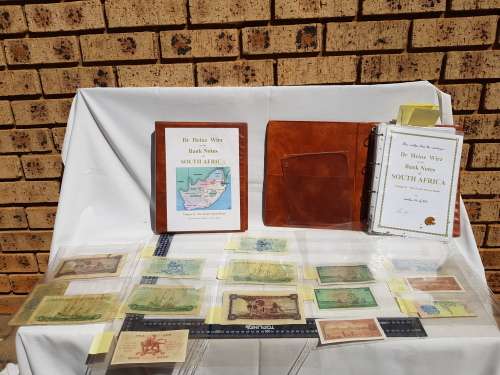 Bank Notes Collection DR HEINZ WIRZ 2005 certified files value R15000