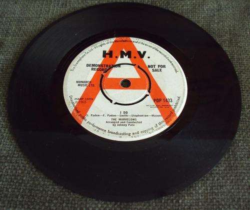 THE MARVELOWS - I DO - POP 1433 - 7â Single DEMO