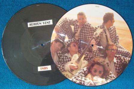 INXS - PICTURE DISC  INXSP 19 + INXSP 20 HEAVEN SENT LIMITED EDITION TWO PICTURE DISC SET.